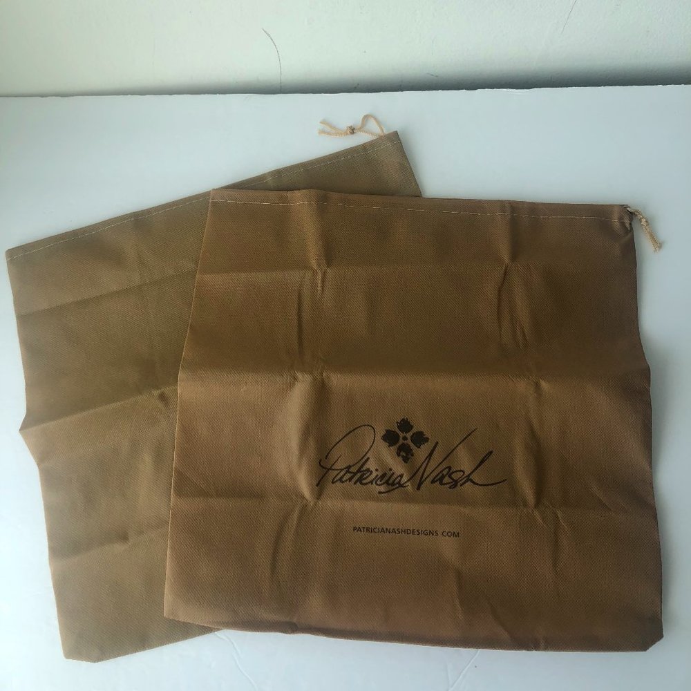 2 Patricia Nash Dust Bags 17" x 16" - Picture 3 of 4